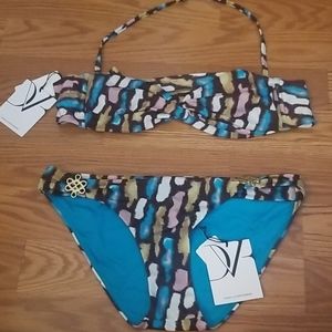 CLOSET CLOSING NEW DVF 70's vibe Bikini